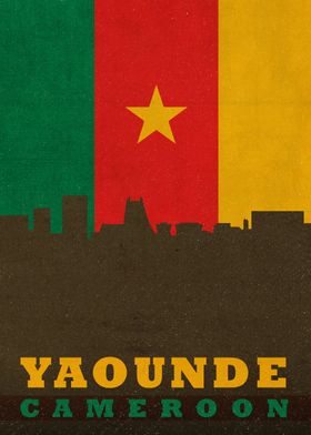 Yaounde Cameroon City Flag