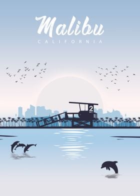 Malibu skyline