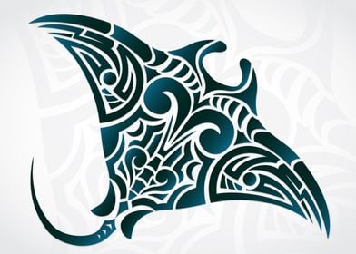 ornamental manta ray