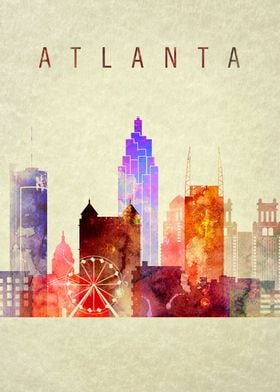 Atlanta Georgia Skyline 