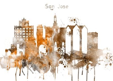 San Jose CA Skyline