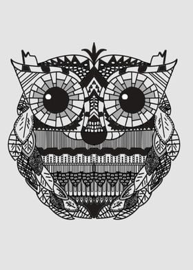 Zentangle owl