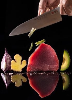 tuna with lemongrass