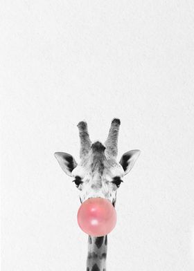 giraffe baby bubblegum