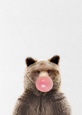 bear with bubblegum