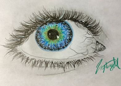 Blue Green Eye