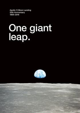 Moon 50th Giant Leap Rise