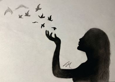 The Girl and the Birds