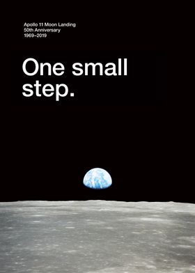 Moon 50th Small Step Rise