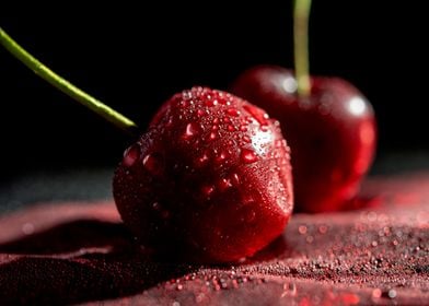 red cherries