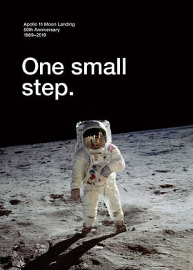 Moon 50th Small Step Buzz