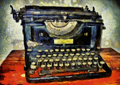 Typewriter by Van Gogh