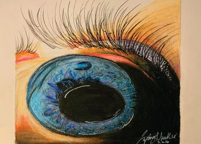 Surrealistic Blue Eye