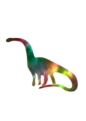 Colorful diplodocus