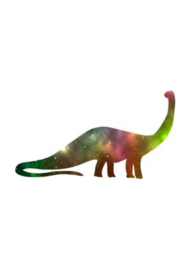 Colorful diplodocus