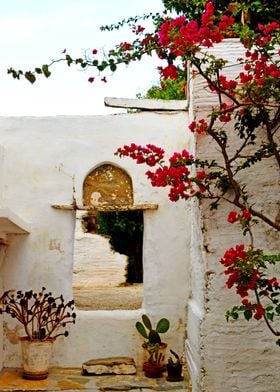 Greek village view