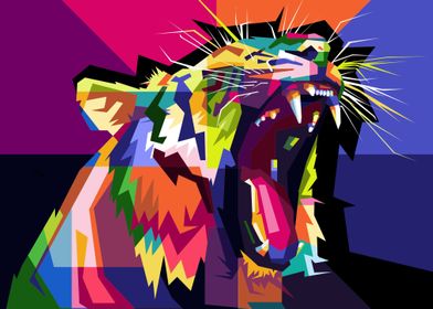 TIGER POP ART