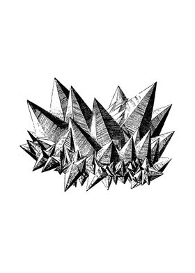 Crystals illustration
