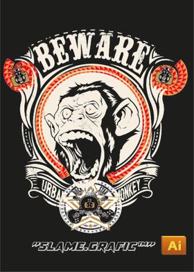 Beware Monkey slame