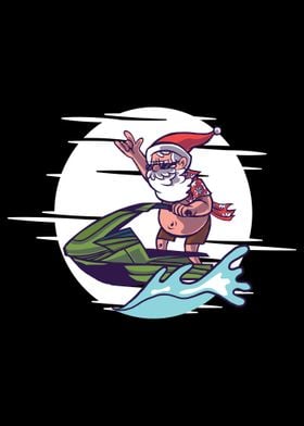 Watersport Santa Claus