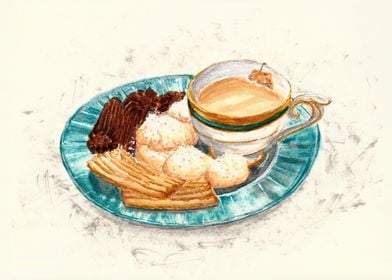 Tea and Biscuit Art