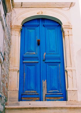 Village blue door