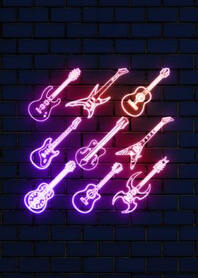 Neon Guitars 