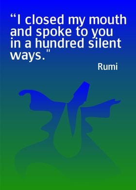 Rumi Silent Ways