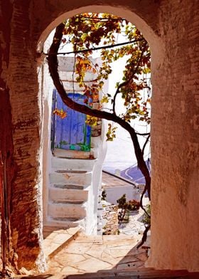 Tinos village view