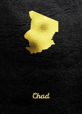 Golden Map Art Chad