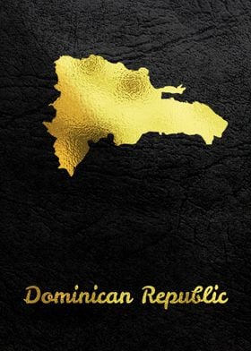 Golden Map Dominican Repub