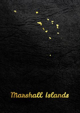 Golden Map Marshall Island