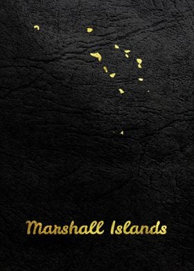 Golden Map Marshall Island