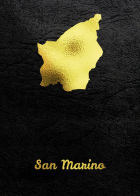 Golden Map San Marino