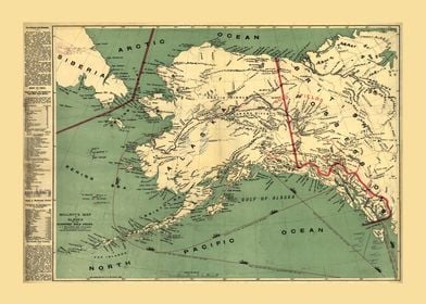 Map of Alaska 1897