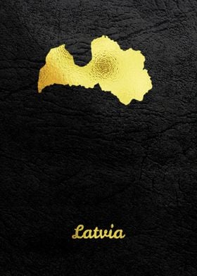 Golden Map Latvia