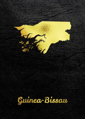 Golden Map Guinea Bissau