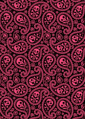 Scary Skull Pattern 03