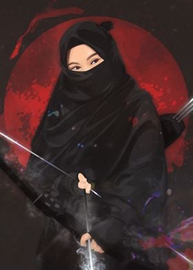 Japan Style Hijab Archer