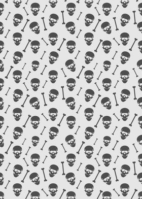 Scary Skull Pattern 07