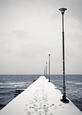 Aegean Winter pier