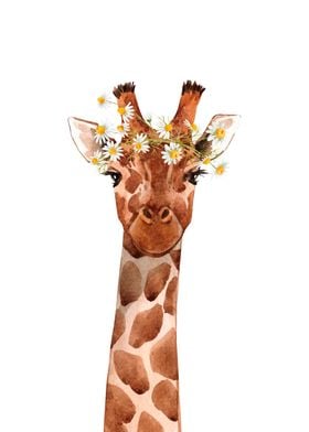 Flower giraffe