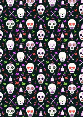 Scary Skull Pattern 16