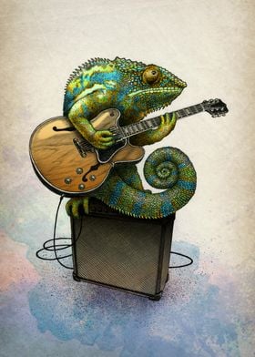 Chameleon Plays the Blues