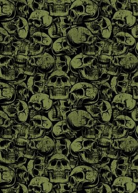 Scary Skull Pattern 26