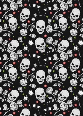 Scary Skull Pattern 12