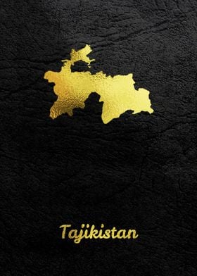 Golden Map Tajikistan