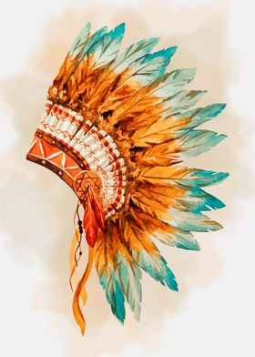 Indian war bonnet