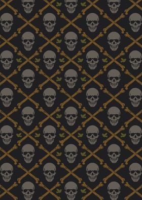 Scary Skull Pattern 11