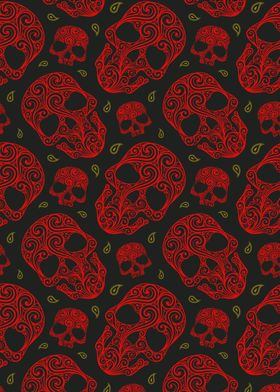 Scary Skull Pattern 25